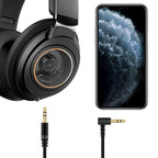 Linkidea Audio Cable for Philips X2HR, X2/27, SHP9500S, SHP9500, SHP6000/10, SHP6000, SHB9100RD/28, SHB8750NC/27 Headphones, 3.5mm TRS Replacement Aux Cord (5 ft / 1.5 m 2 Pack)