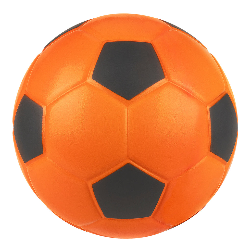 Size 4 Foam Soccer Ball, Super Soft Indoor Sponge Soccer Ball Perfect for Kids Home Soccer Practice or Beginner Play (Orange)