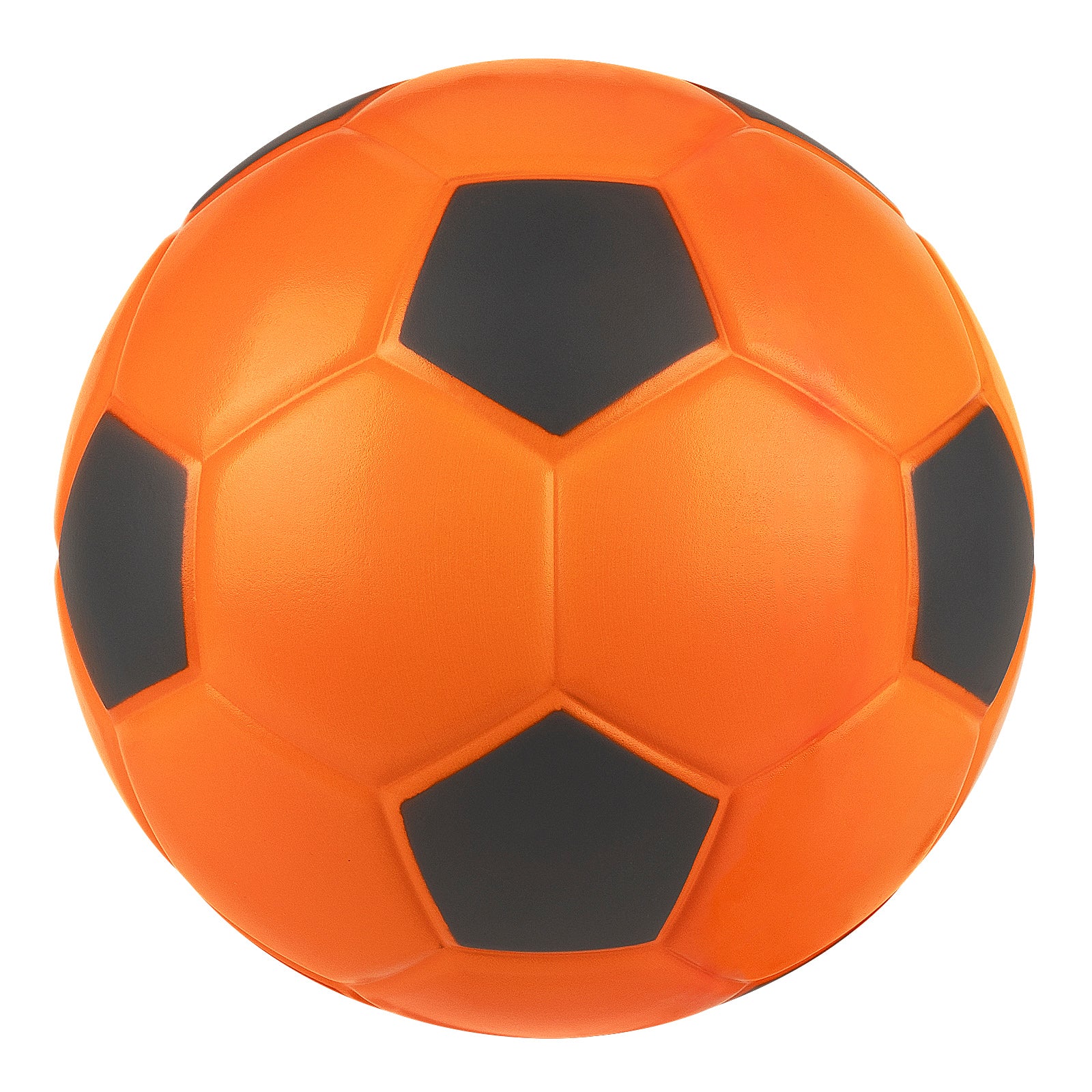 Size 4 Foam Soccer Ball, Super Soft Indoor Sponge Soccer Ball Perfect for Kids Home Soccer Practice or Beginner Play (Orange)