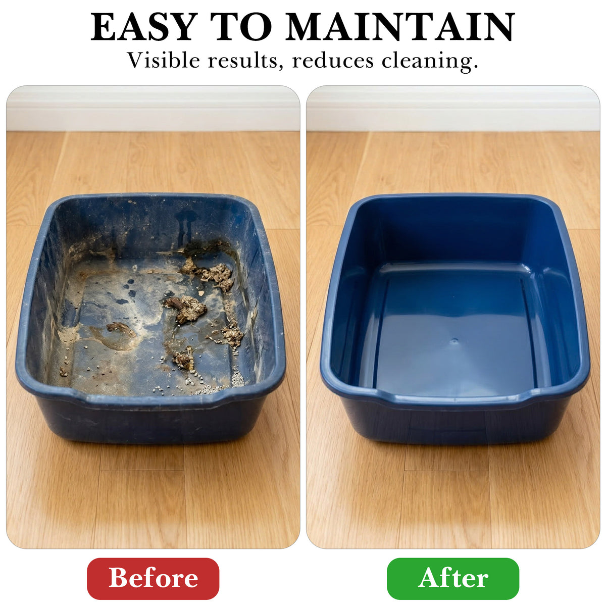Self-Adhesive Cat Litter Box Liners, Cut-to-Fit Disposable Kitty Litter Pan Liner Sheets, Leak-Resistant Plastic Litter Tray Protector for Custom-Size Cat Boxes