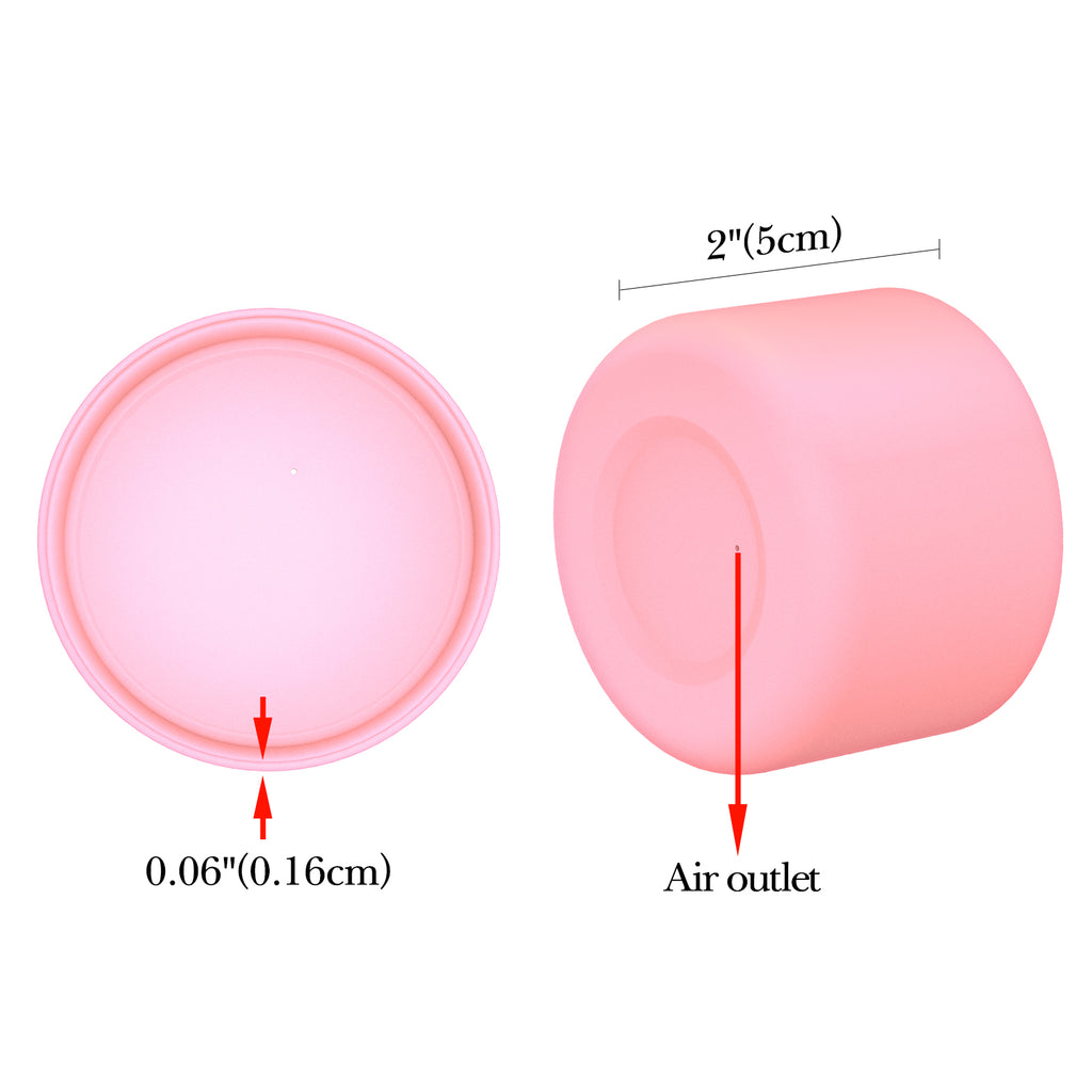 Linkidea 2 Pack Water Bottle Boot Compatible with Stanley Quencher H2.0 20oz/30oz/40oz, IceFlow Flip 20oz/30oz Tumbler, Silicone Bottle Bottom Sleeve Cover Bumper Protector (Light Pink)