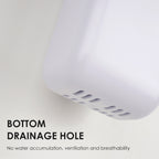 Linkidea 2 Pack Electric Shaver Holder with Drain Hole, Self-Adhesive Wall Mount Storage Razor Stand, Compatible with Philips Norelco Shaver 2400 / 3600, Series 7, 9 (White)