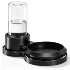 Elevated Cat Bowl Stand with Water Moat Ant Barrier, Raised Food Dish Holder, Pest Deterrent Feeding Station for Indoor/Outdoor Cats, Base Keeps Ants Away from Kibble and Wet Meals
