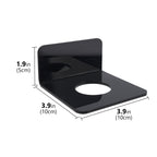 Linkidea 2 Pack Wall Mount Electric Razor Holder, Compatible with Philips Norelco Series 9 / 7 / 5, Self-Adhesive Bathroom Organizer Shaving Stand (Black)