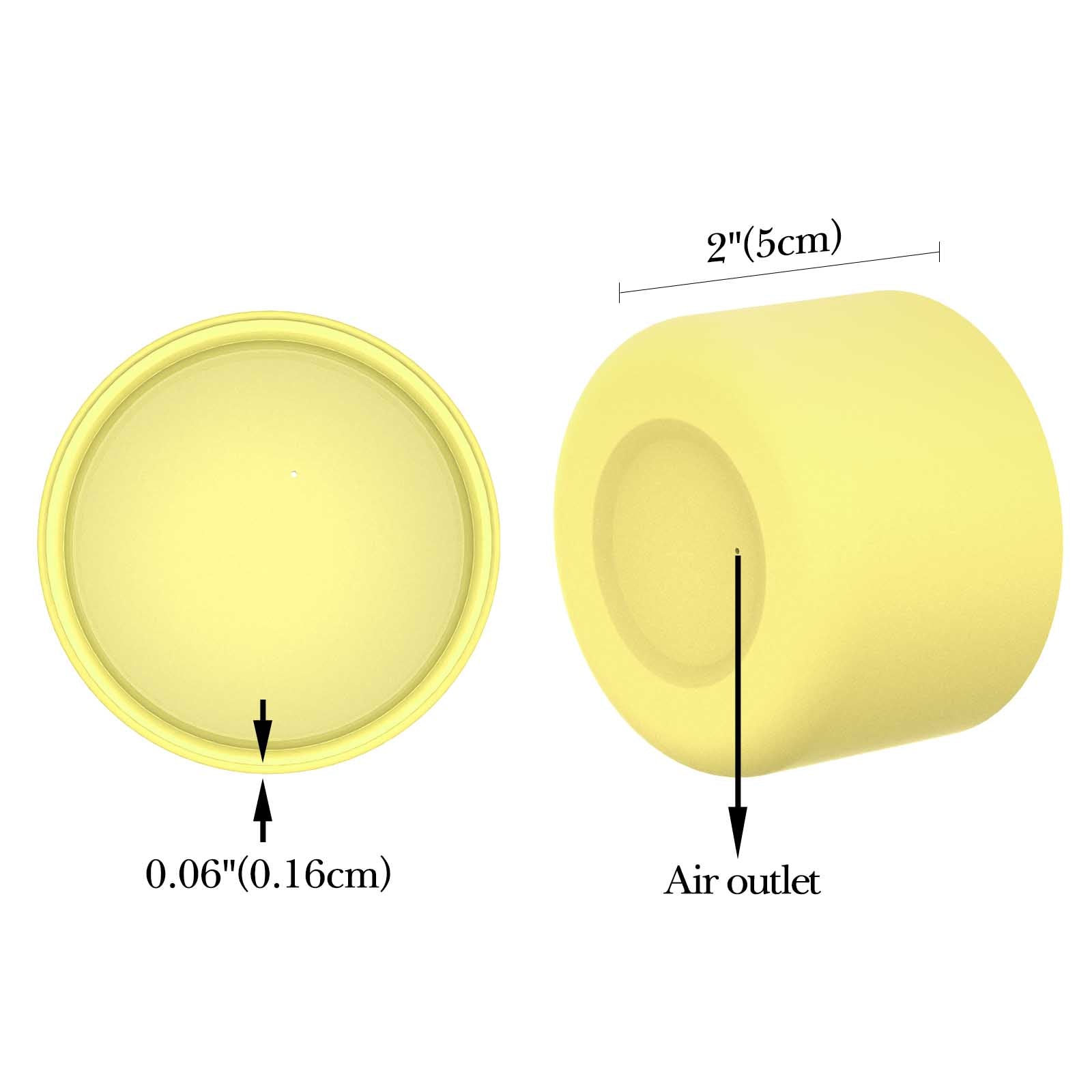 Linkidea 2 Pack Water Bottle Boot Compatible with Hydro Flask Wide Mouth 12oz/14oz/16oz/18oz/20oz, Silicone Bottle Bottom Sleeve Bumper Protector (Pineapple)