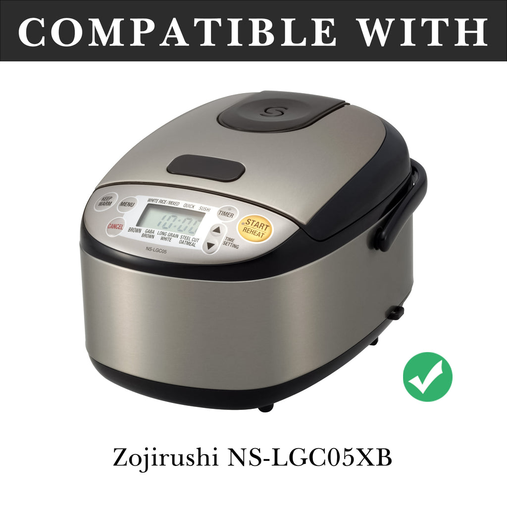 Linkidea Rice Cooker Aluminum Alloy Inner Pot Compatible with Zojirushi NS-LGC05XB,NS-LAC05, Dishwasher Safe, Replacement Bowl