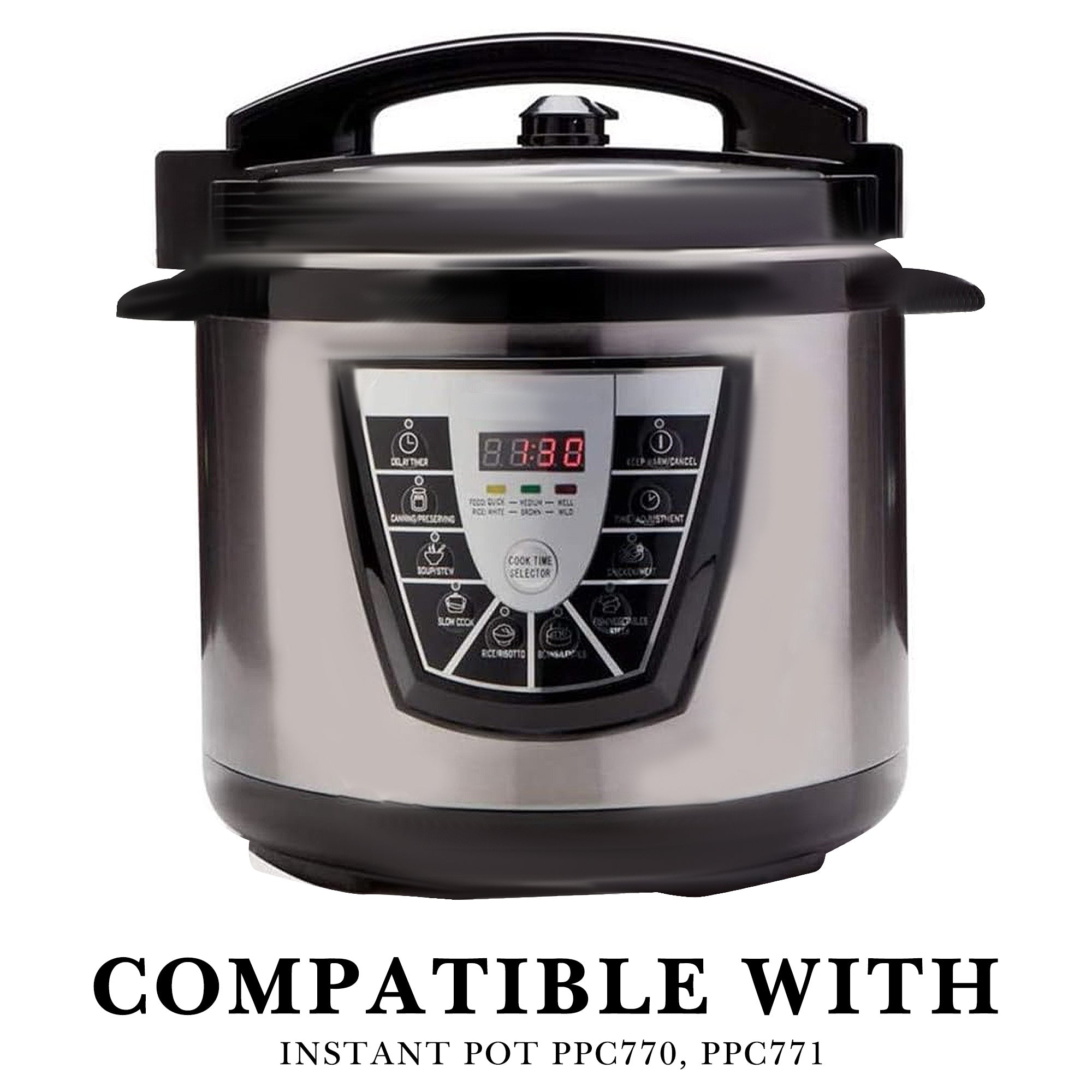 Linkidea Rice Cooker Aluminum Alloy Inner Pot Compatible with Instant Pot Model PPC770, PPC771 Dishwasher Safe, Replacement Bowl