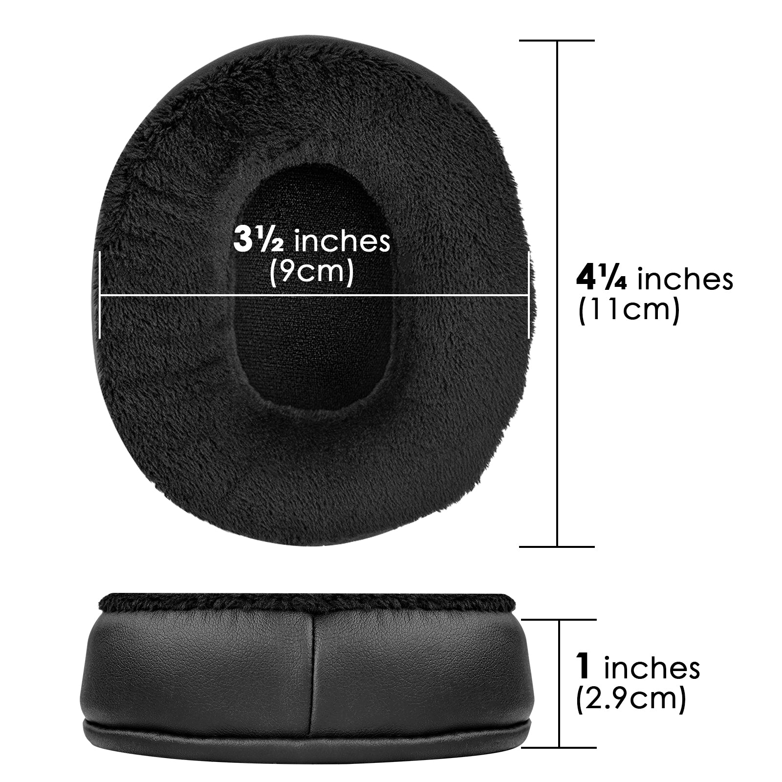 Linkidea Extra Thick Replacement Ear Pads for SteelSeries Arctis 3/Arctis 5/Arctis 7/Arctis 9X/Arctis PRO Headphones Ear Cushions, Headset Earpads ( Black )