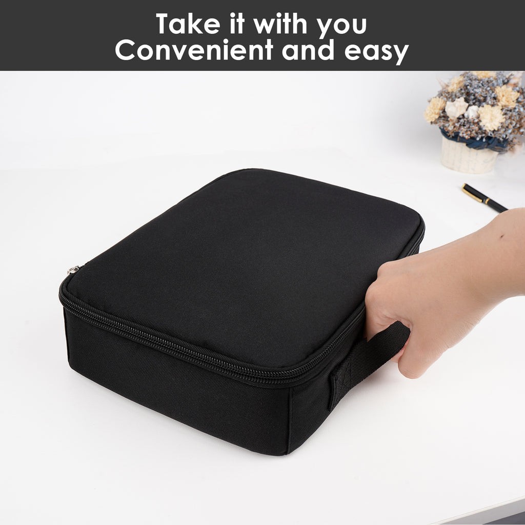 Extra Large Sunglasses Case, 5 Slot Oversized Sun Glasses Storage Bag Organizer Compatible with Gucci GG0876S GG1020S GG0595S GG1241S GG1207SA GG1267SA