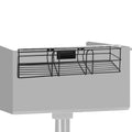 Linkidea BBQ Grill Spice Rack, Stainless Steel Clip-On Seasoning Holder for Charcoal Grills, No-Drill Grill Side Shelf Organizer for Sauces & Tools, Outdoor Cooking Accessory
