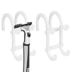 Linkidea Shower Razor Holder, Loofah Storage Stand, Bathroom Razor Hook Compatible with Gillette ProGlide Power, Vector 3, Mach 3, Venus Platinum & ComfortGlide (White)