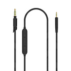 Linkidea Audio Cable with Mic for JBL Tune 770NC/670NC Headphones, 3.5mm TRRS to 2.5mm TRS Replacement Aux Cord with Inline Microphone and Volume Control (5 ft / 1.5m)