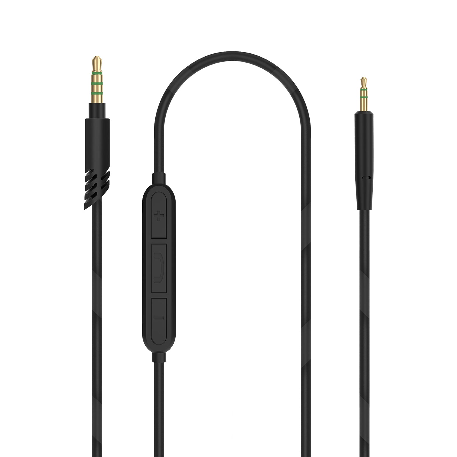Linkidea Audio Cable with Mic for JBL Tune 770NC/670NC Headphones, 3.5mm TRRS to 2.5mm TRS Replacement Aux Cord with Inline Microphone and Volume Control (5 ft / 1.5m)