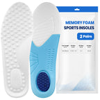 Linkidea 2Pairs Memory Foam Sports Replacement Insoles for Kids, Cushioning & Support for Athletic Feet, Trim to Fit US 12.5C - 1.5Y, UK 12 - 1, EU 30 - 33