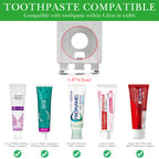 Linkidea 2 Pack Electric Toothbrush Holder Wall Mounted, Stainless Steel 3 in 1 Toothbrush Toothpaste Cup Holder, Toothbrush Organizer with Self Adhesive for Bathroom Shower