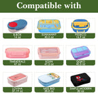 Linkidea Lunch Tote Bag, Large Capacity Lunch Tote Bag with Hand Strap, Portable Lunch Box Bag for Outdoor, Compatible with B.Box, Sunhanny, Pedeco, QQKO, Xgxn Lunch Box (Green)