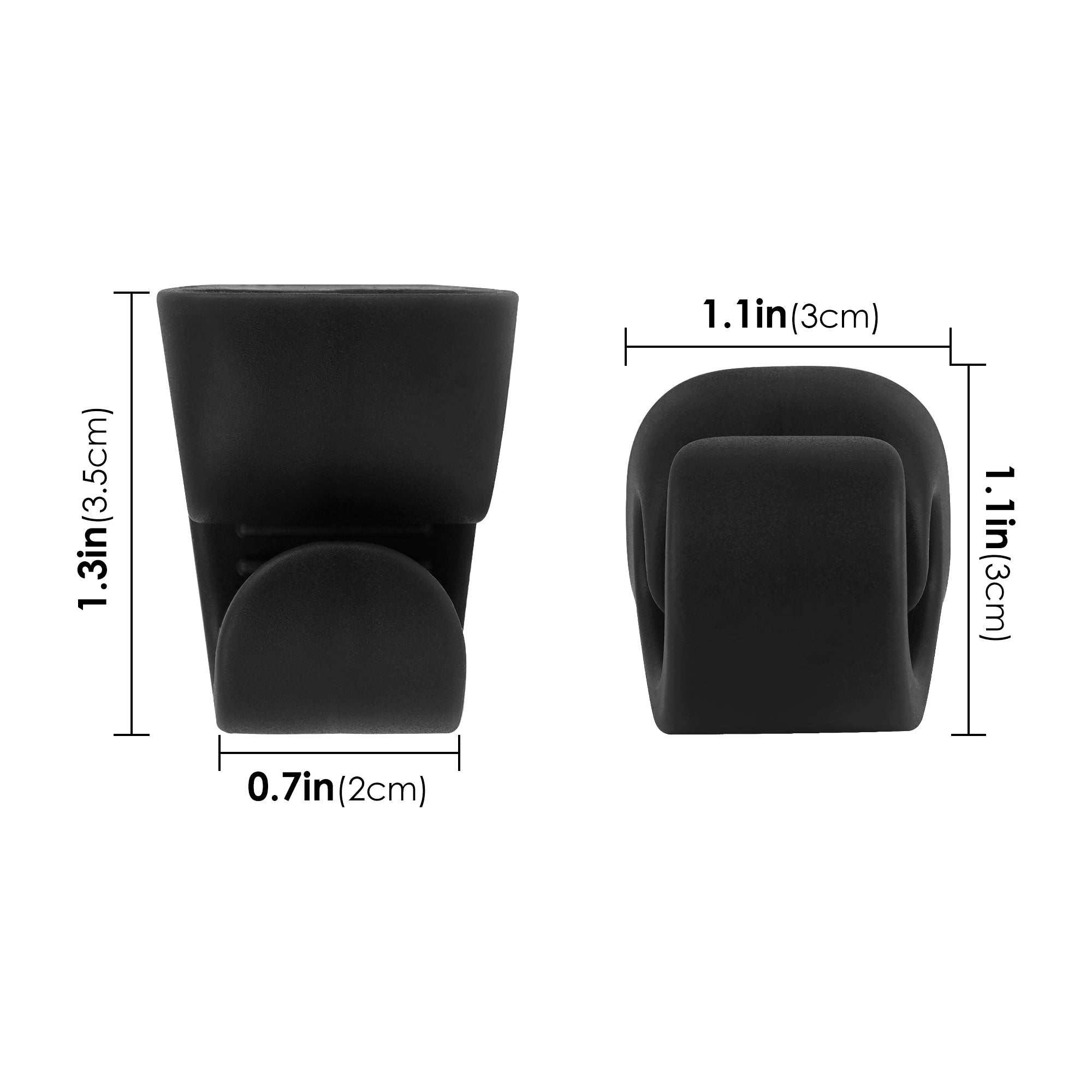 Linkidea Magnetic Cigar Holder Golf Cart Accessories, Cigar Gifts for Men, Cigar Holder Fits Golf Carts, Beach Chairs, Fishing Rods (Black)