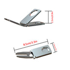 Linkidea Zinc Alloy Cigar Holder Golf Cart, Recreation Golf Plug-in Cigar Holder, Golf Cart Cigar Holder Clip Divot Tool and Ball Marker (Silver)