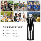 Linkidea Disposable Water Bottle Sleeve Compatible with 1 Liter Smartwater, Propel, LIFEWTR, Perfect Hydration, Thick Insulated Neoprene Plastic Bottled Water Cover with Zipper, 1 Pack