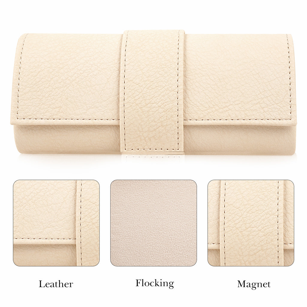 Extra Large Hard Shell Sunglasses Case, Oversized Sun Glasses Storage Organizer Compatible with DIOR Diorbay S1U Prada PR 59WS PR 63XS Versace VE2251 VE2252 VE2150Q VE2233 (XXL / White)
