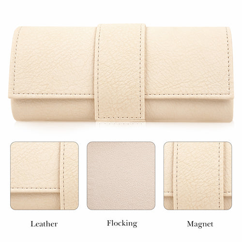 Extra Large Hard Shell Sunglasses Case, Oversized Sun Glasses Storage Organizer Compatible with DIOR Diorbay S1U Prada PR 59WS PR 63XS Versace VE2251 VE2252 VE2150Q VE2233 (XXL / White)