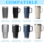 Linkidea 2 Pack Water Bottle Boot Compatible with YETI Tumbler 20oz/30oz, Travel Mug 20oz/30oz, Silicone Anti-Slip Waterbottle Bottom Sleeve Cover Protector (Blue)