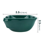 Linkidea Ceramic Shaving Soap Bowl, Wide Mouth Grooming Cup for Men, Foaming Dish for Wet Shave, Easy Lathering, Compatible with All Shaving Brushes (Green)