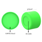 Linkidea 2 Pack Water Bottle Boot Compatible with Hydro Flask Wide Mouth 12oz/14oz/16oz/18oz/20oz, Silicone Bottle Bottom Sleeve Bumper Protector (Green)