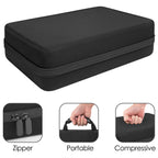 Linkidea Hard Battery Storage Container, Organizer Box with Tester BT-168, Safe Carrying Battery Case Holder - Holds 148 Various Sizes AA AAA 9V C D Batteries with Battery Tester