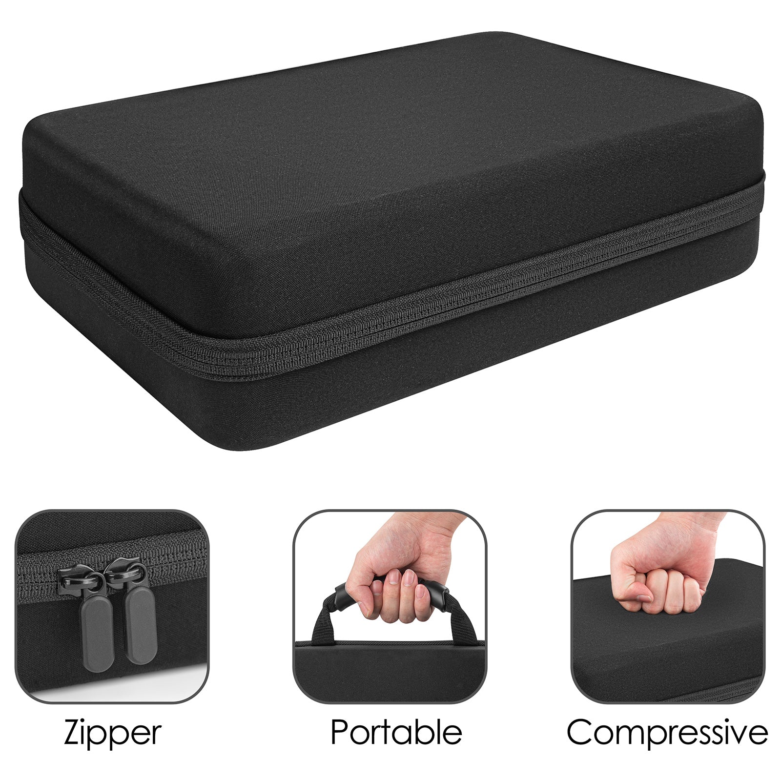 Linkidea Hard Battery Storage Container, Organizer Box with Tester BT-168, Safe Carrying Battery Case Holder - Holds 148 Various Sizes AA AAA 9V C D Batteries with Battery Tester