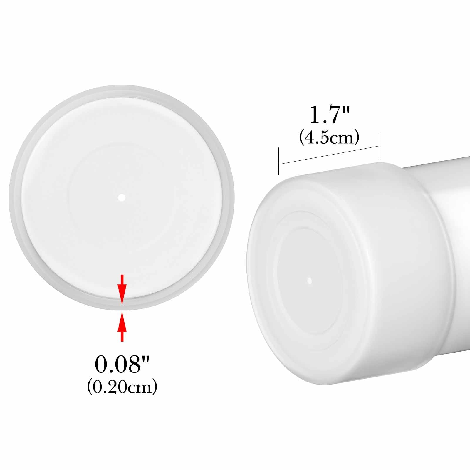 Linkidea 2 Pack Water Bottle Boot Compatible with Owala FreeSip 16oz, FreeSip Tritan 25oz, Silicone Anti-Slip Bottle Bottom Bumper Protector (Clear White)