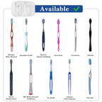 Linkidea Self Adhesive Toothbrush Holder with Individual Slot and Cover, Plastic Manual Brush Hanger for Bathroom, Shower, Compatible with Colgate Renewal, Oral-B CrossAction Toothbrush