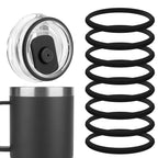 Linkidea 8 Pack Water Bottle Gasket Replacement Compatible with YETI 20oz Tumbler, 25oz Straw Mug, Silicone O Ring Leak Proof Rubber Seal with Tweezer for Magslider/Original Lid
