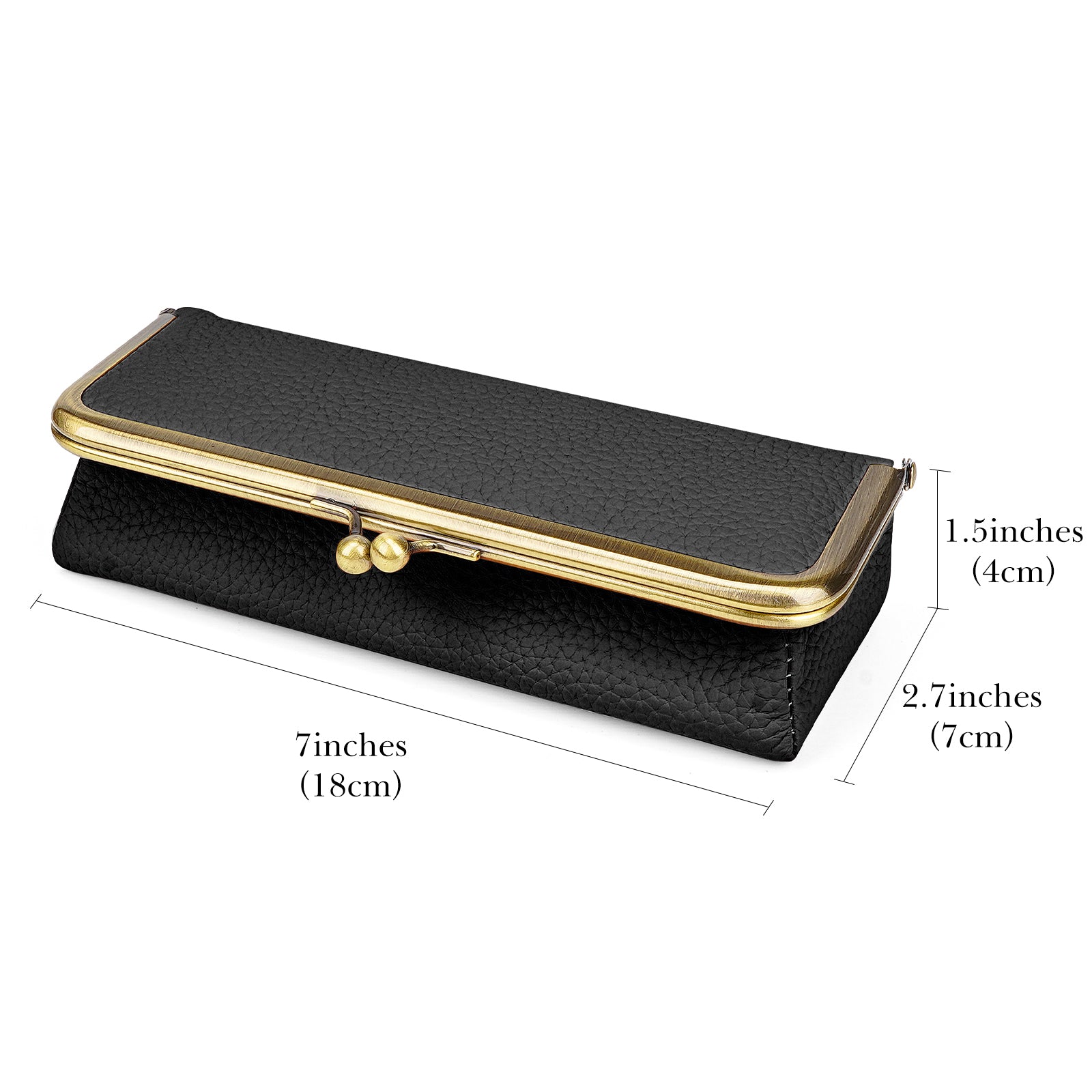 Extra Large Sunglasses Pouch Case, Black Vegan Leather Shades Organizer Soft Bag Compatible with RayBan RB4401D RBS0101S RB8097 RB8089 QUAY Versace VE4395