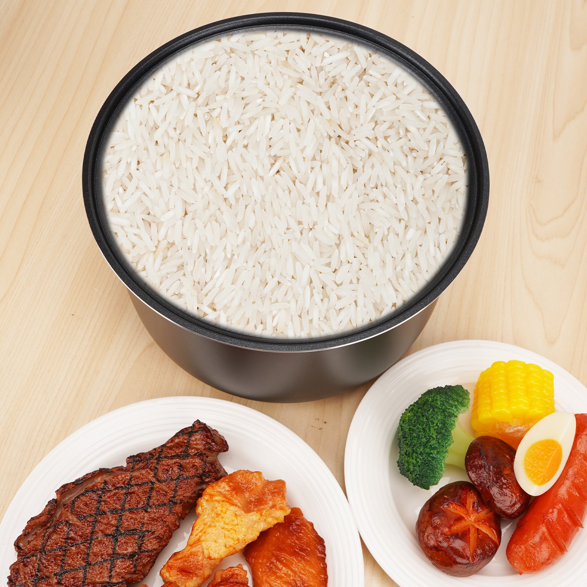 Linkidea Rice Cooker Inner Pot Replacement, 304 Stainless Steel Pressure Cooker Pot, Dishwasher Safe Replacement Inner Bowl Compatible with Zojirushi NS-ZCC10 1 L, NP-HCC10XH 5-1/2 Cups