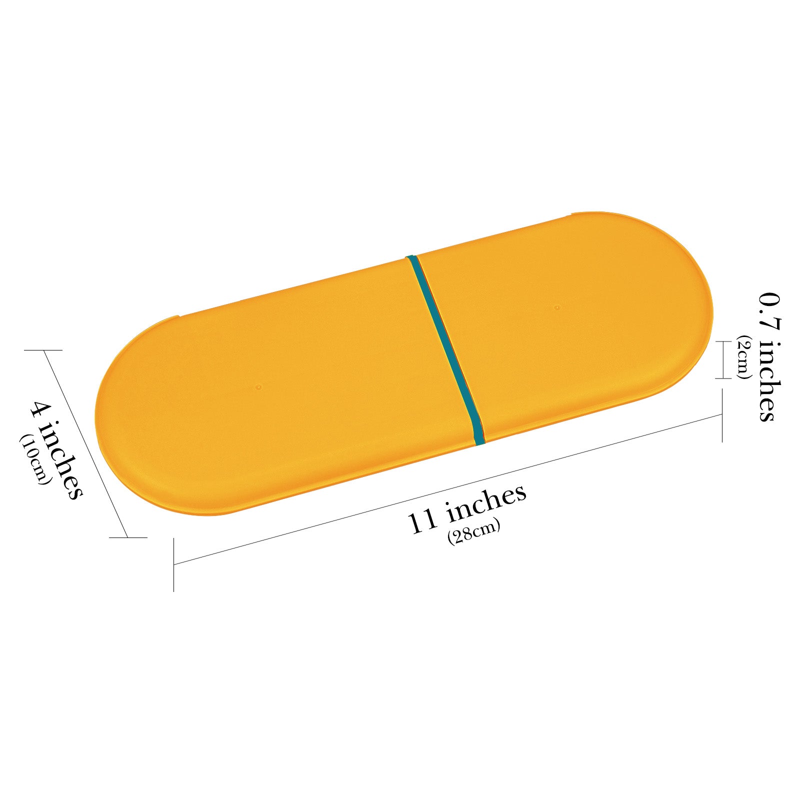 Linkidea Battery Storage Case with Tester, Portable Batteries Case Compatible with 12 AA, 12 AAA, Button Cells, Single Layer Battery Storage Box (Orange)