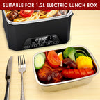 Linkidea Stainless Steel Liner Replacement for 1.2L Electric Lunch Box, Removable Insert Tray Compatible with THZDMI & Lunheat, 7.4 inch Length, Dishwasher Safe (Silver)