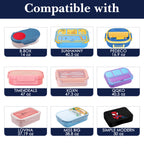 Linkidea Lunch Bag, Large Capacity Lunch Tote Bag with Hand Strap, Reusable Lunch Box Bag for Picnic, Outdoor, Compatible with B.Box, Sunhanny, Pedeco, QQKO, Xgxn Lunch Box (Navy Blue)