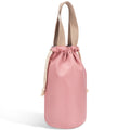 Linkidea Insulated Food Jar Storage Bag, Portable Drawstring Wrap with Hand Strap, Lunch Box Carrier for Food Can, Compatible with Thermos 24 oz & Simple Modern 16 oz & Stanley 18 oz (Pink)