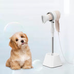 Linkidea Hair Dryer Styling Stand Hands-Free, Adjustable Height Lazy Blow Dryer Holder, 180 Degrees Rotating Hair Dryer Rack with Heavy Base for Home Salon