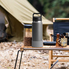 Linkidea Water Bottle Boot Compatible with YETI Rambler Bottle 26oz, Yonder 34oz, Silicone Anti-Slip Water Bottle Bottom Sleeve Cover Protector (Grey / 2 Pack)