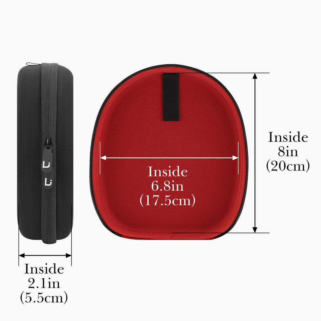 Linkidea Headphones Carrying Case Compatible with Skullcandy Crusher ANC 2, Crusher EVO, JBL Tour One M3, Protective Hard Shell Travel Bag with Cable, Charger Storage (Black)