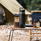 Linkidea Water Bottle Boot Compatible with YETI Rambler Bottle 26oz, Yonder 34oz, Silicone Anti-Slip Water Bottle Bottom Sleeve Cover Protector (Black / 2 Pack)