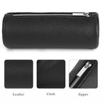Linkidea Oversized Sunglasses Pouch, Large Frame Glasses Pouch for Sunglass, Eyeglasses Travel Bag Compatible with RayBan Aviator Reverse/William Titanium/New Wayfarer/Aviator (Black)