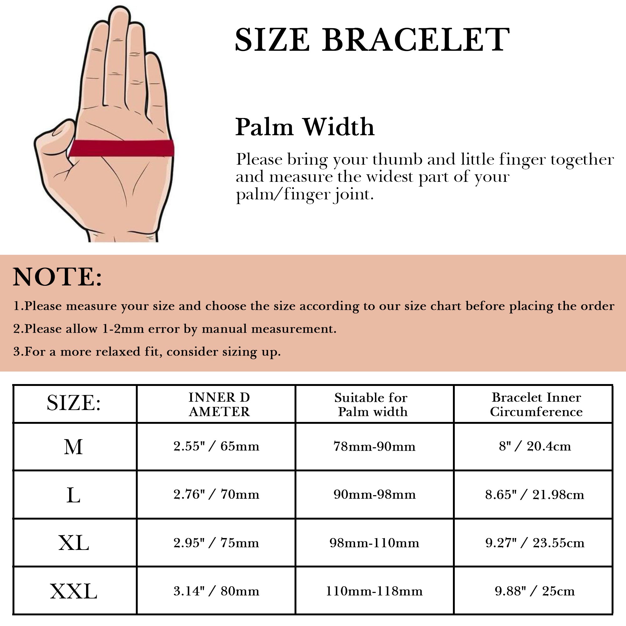 65 mm (2.56") Bangle Set of 8 for Women, 6 mm Wide Gold & Silver-Tone Stainless Steel Stackable Bracelets - Fits Palm Width up to ~90 mm