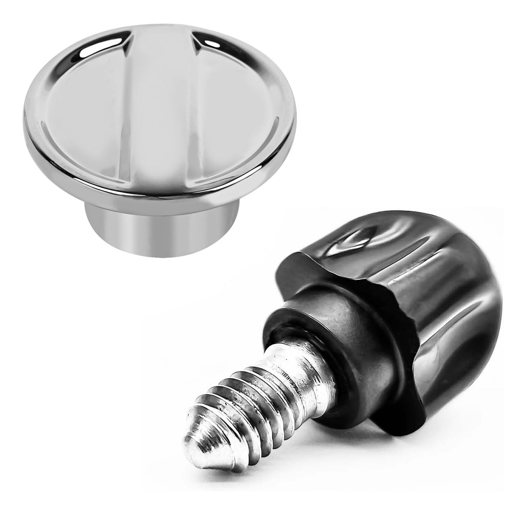Linkidea Mixer Parts Replacement Set, Zinc Alloy Hub Attachment Cap with Fixing Attachment Screw, Mixer Accessories Compatible with KitchenAid 4.5&5 Quart Tilt-Head Stand Mixers