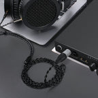 Linkidea Upgrade 6N Audio Cable for HIFIMAN Edition XS, SUNDARA, Arya, HE400SE, Ananda, Denon AH-D7200 Headphones, 4-Pin XLR to Dual 3.5mm Male Replacement Headphones Cord (4.9ft/1.5m)