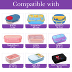 Linkidea Lunch Bag, Large Capacity Lunch Tote Bag Organizer with Hand Strap, Reusable Lunch Box Bag for Picnic, Outdoor, Compatible with B.Box, Sunhanny, Pedeco, QQKO, Xgxn Lunch Box (Purple)