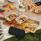 Linkidea Food Jar Carry Bag with Hand Strap, Portable Thermos Carrier Lunch Tote Holder for Work, Travel & Picnic, Compatible with 24 oz Thermos & 25 oz Zojirushi Food Jar (Black)