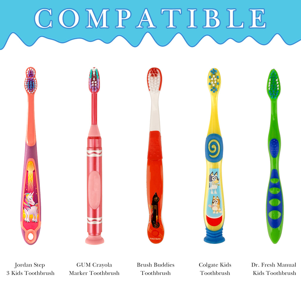 Linkidea 4 Pack Wall Mount Toothbrush Holder for Bathroom, Shower, Plastic Self Adhesive Wallmount Tooth Brush Hanger Compatible with Colgate, GUM, Brush Buddies Kids Toothbrush (Multi)